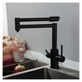thumbnail image 3 of Matte Black Kitchen Folding Faucet With Pure Water Cold Hot Kitchen Modern Drinking Water 3 Way Filtered Faucet Mixer ,bar Laundry RV Farmhouse, 3 of 7