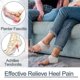 thumbnail image 5 of Heel Support For Plantar Fasciitis, 3pcs Thick Heel Sleeves, Silicone Heel Protector Pads, Heel Cushion For Bone Spur And Heel Spur Pain Relief, Crack, 5 of 5