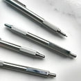 thumbnail image 4 of czcpp-Zebra-Pen-F-701-Retractable-Ballpoint-Pen,-Stainless-Steel-Barrel,-Fine-Point,-0.8mm,-Black-Ink,-1-Pack, 4 of 4