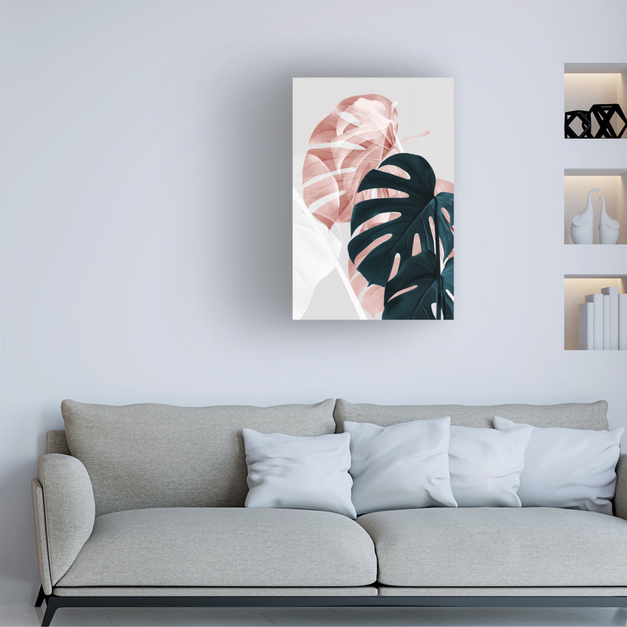 Trademark Fine Art Pictufy Studio Monstera Creative 09 Canvas Wall Art