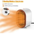 thumbnail image 3 of Space Heater, Portable Heaters for Indoor Use for Office, Energy Efficient Mini Desk Heater, 3 of 6