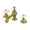 Brushed Brass, variant on Kingston Brass KC7065PX Vintage 8" Widespread Bathroom Faucet, Oil Rubbed Bronze