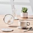 thumbnail image 3 of Yougoals Single Agate Coasters for Coffee Table (1PK White Agate Coaster), 3 of 5