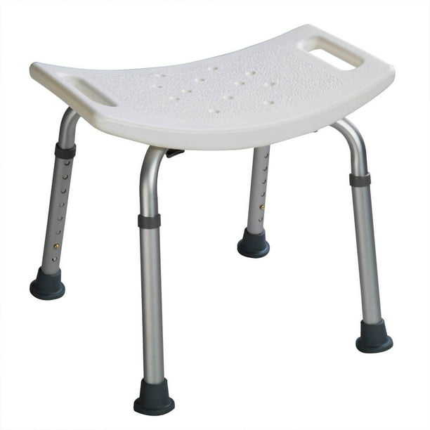 8 Height Adjustable Shower Chair Medical Bath Bench Bathtub Stool Seat