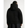 thumbnail image 2 of Scoop Women’s and Women's Plus Scuba Knit Hooded Jacket, Sizes XS-4X, 2 of 5