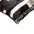 thumbnail image 2 of Natural Torino Madrid Cowhide Pillow | Black & white | 18"x18", 2 of 4