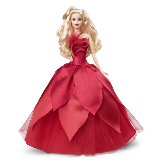Barbie Signature 2022 Holiday Doll cabello rubio 6 años