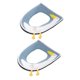 thumbnail image 2 of Warm Washable Toilet Cushion with Thick Acrylic Fibers Skyblue Cartoon Design for Bathroom Use Fits Most Standard Toilets 2 pcs, 2 of 5