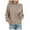 Khaki, variant on Women Autumn Winter Knitwear Thick Line Turtleneck Sweaters for Women Warm and Cozy for Cold Days XXXXL