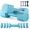 Blue, variant on Adjustable Dumbbell Set of 2, 4 in 1 Free Weights Dumbbells Set for Women, Hand Weights for Women at Home, Each 2lb 3lb 4lb 5lb with TPU Soft Rubber Handle for Home Gym Exercise Training