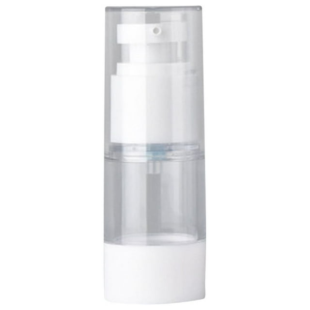 Fiudx Botella Transparente, Loción Dosificadora Al Vacío, Envase Hermético, Frasco de Plástico Reutilizable, Base de Maquillaje Casera, Regalo para Amantes de La Belleza, Solución Ecológica