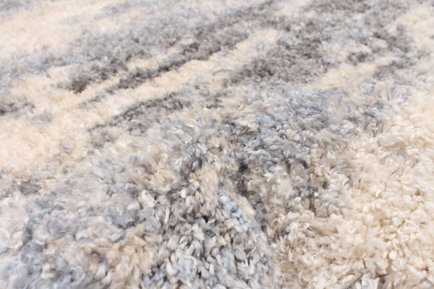 ECARPET Abstract Frieze Area Rug, Fluffy Carpet for Bedroom, Ultra Soft & Plush Larissa Collection