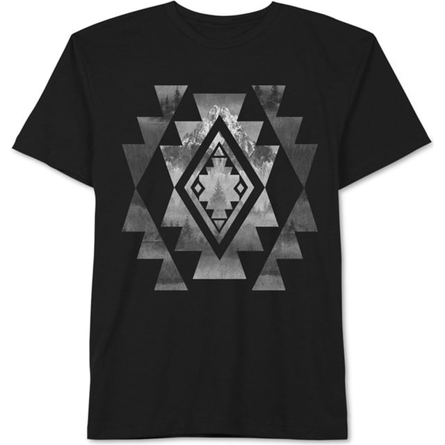 Camiseta gráfica Jem Mountain Side Beauty para hombre color negro XXL
