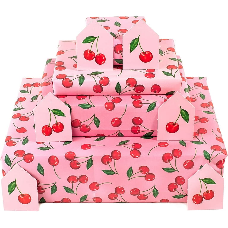 New Baby Girl Wrapping Paper Pink Jungle Animals 2, 4 or 6 Sheets & Tags  70cm X 50cm Folded Sheets Baby Shower Gift Wrap 