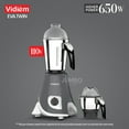 thumbnail image 3 of Vidiem Eva Twin 650W Blender Mixer Grinder, 110V, Stainless Steel Jars and Blades for Spice, Coffee and Food Preparation, 3 of 8