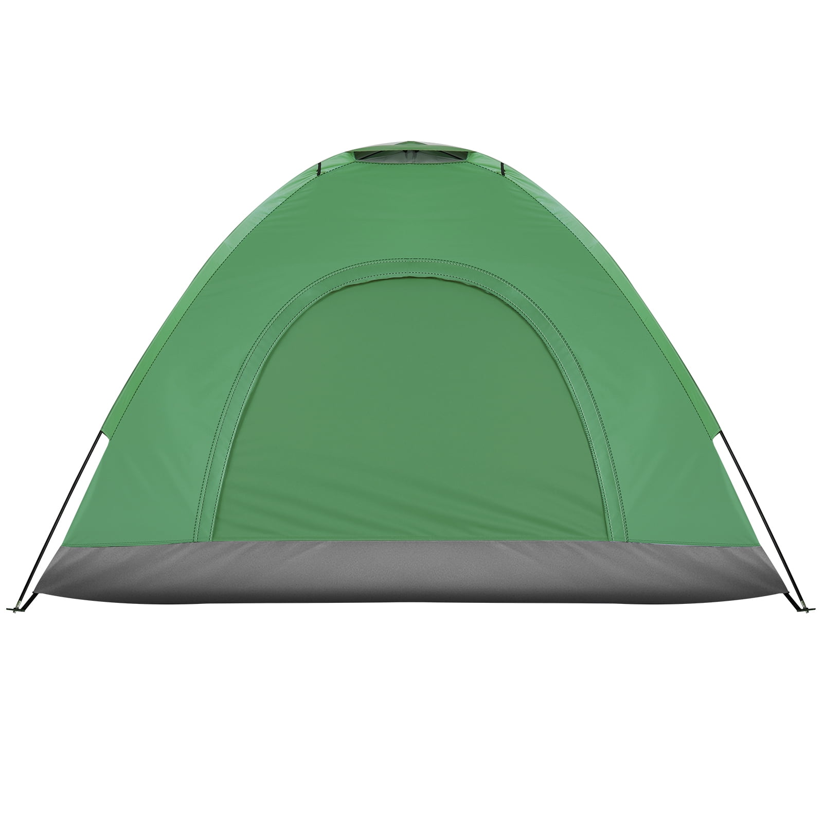 HUJHKIO 3-4 Person Lightweight Dome Tent for Camping & Hiking, Easy Setup Portable Green Tent with Waterproof Oxford Floor, Fiberglass Poles & Carry Bag, Ideal for Family Outdoor Adventures