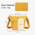 thumbnail image 5 of URSOFINE Lightweight Nylon Crossbody Bag for Women Casual Water-Resistant Shoulder Purse, 5 of 8