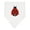White and Black, variant on Inktastic Lady Bug Baby Bandana Bib