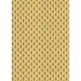 thumbnail image 1 of Ahgly Company Machine Washable Indoor Rectangle Transitional Mustard Yellow Area Rugs, 7' x 10', 1 of 7