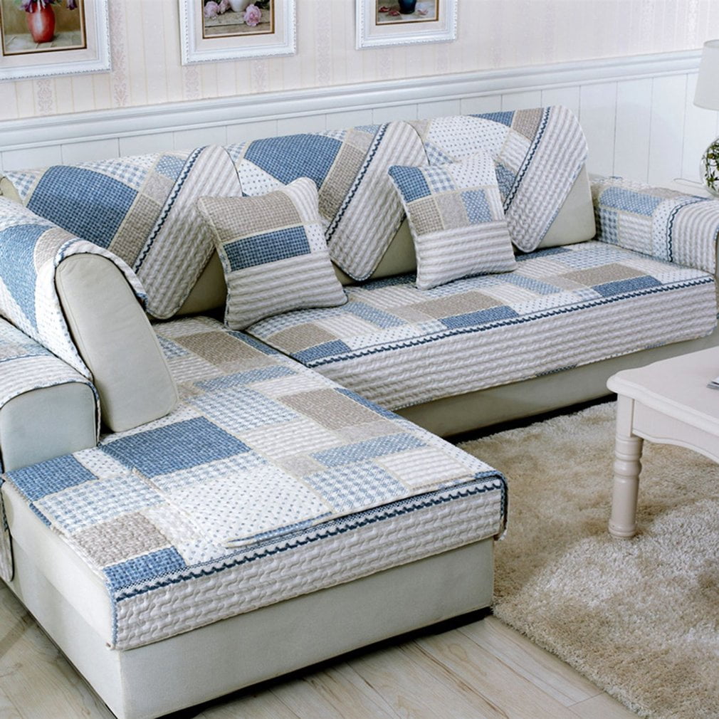 Sofa slipcovers sectional couch covers non slip sofa mats quilted furniture protectors covers for sofa loveseat ,28 w x 60 l