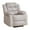 Gray, variant on Hybition Power Recliner Chair Fabric Living Room Chair Beige
