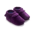 thumbnail image 4 of Baby Shoes PU Suede Leather Newborn Soft Shoes Fringe Non-slip Footwear Crib, 4 of 7