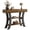 Dark Brown & Black, variant on Fnova 41.34" 3-Tier Console Table, Vintage Sofa Table with Curved Metal Leg for Entryway Hallway Living Room Foyer Decor