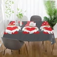 thumbnail image 5 of Coolnut Cute Valentine's Day Gnome Elf Rectangle Tablecloth,Valentine's Day Mother's Day Kitchen Decoration Dinner Rectangular Table Cover for Party Holiday Hotel BBQ-Machine Washable 60x60In, 5 of 7
