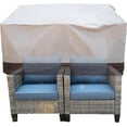 thumbnail image 2 of HOOOWOOO Outdoor Patio cover for 2 chairs water resistant outdoor furniture cover for chairs, 2 of 15
