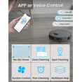 thumbnail image 5 of Lefant M1 Robot Vacuum Cleaner and Mop Combo, LIDAR Navigation with Alexa/APP Control, Ideal for Carpets Pet Hair, 5 of 10