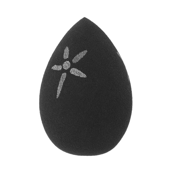 Unique Bargains 1 Pc Floral Face Makeup Sponge for Bedrooms Black