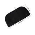 thumbnail image 2 of unbranded 1Pcs Black Semicircle Fireproof Rug for Fireplace Floor Mat Heat Insulation for Indoor Use, 2 of 8