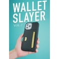 thumbnail image 2 of Smartish iPhone 12 Pro Max Wallet Case - Wallet Slayer Vol. 2 [Slim Protective Kickstand] Credit Card Holder (Silk) - Black Tie Affair, 2 of 8