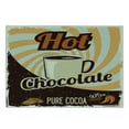 thumbnail image 3 of Retro Cutting Board, Old Hot Chocolate Commercial in Funky Shaded Color with Cocoa Beans and Mug Print, Decorative Tempered Glass Cutting and Serving Board, Small Size, Multicolor, by Ambesonne, 3 of 5