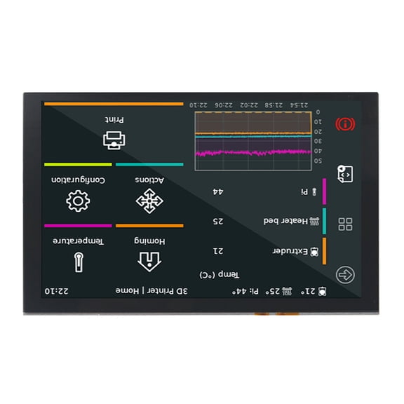 5 Inch Touchscreen Display Compatible With For RPi Board 800x480 DSI IPS LCD Display 5 Point Touch Capacitive Screen