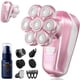 thumbnail image 1 of Afeitadora eléctrica para mujer, con cabezales magnéticos 7D, kit de recortador de vello en seco y húmedo, resistente al agua, para mujeres y hombres, recortador de vello de nariz y orejas, recargable, 1 of 7