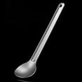 thumbnail image 6 of Portable Ultralight Long HandleTi Spoon for Outdoor Picnic Camping Tableware, 6 of 10