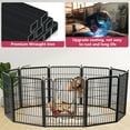 thumbnail image 3 of Jhsomdr Dog Playpen Dog Fence Outdoor, 32" Height Metal Dog Pen 20 Panels Puppy Playpen with Doors Indoor Pet Fence Exercise Pen for RV, Camping, Garden, 3 of 9