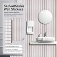 thumbnail image 4 of 1 Roll Wood Grain Panels for Wall: 40cm x 3m 3D Faux Wood Wall Panels Accent Wallpaper for Interior Living Room Office Decor, 4 of 7