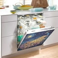 thumbnail image 4 of Ryvnso Peacock Oil Paint Dishwasher Magnetic Refrigerator Magnet Cover Kitchen Home Decorative 23"x26", 4 of 6
