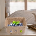 thumbnail image 5 of NICEXMAS 50Pcs Lightweight Paper Berry Basket Beige for Household Fruit Storage and Vegetable Tray Use, 5 of 5