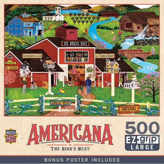 MasterPieces 500 Piece EZ Grip Puzzle - The Bird's Nest - 19.25"x26.75"