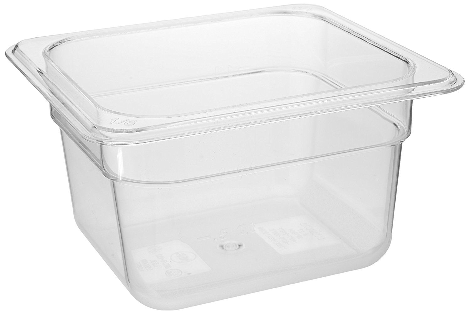 Winco SP7604 1/6 Size Pan, 4-Inch - Walmart.com