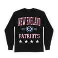 thumbnail image 5 of Women's Gameday Couture Black New England Patriots Oversized Everyday Star Long Sleeve T-Shirt, 5 of 5