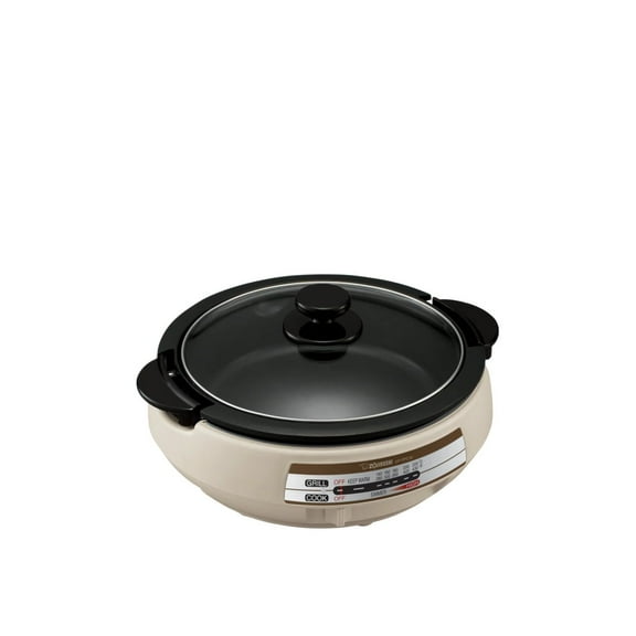 Zojirushi Gourmet d' Expert 1300W Multi-Functional Electric Skillet with Ceramic Nonstick Pan for Sautéing, Stewing & Grilling