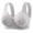 Gray, variant on Bras for Women Front Closure Sports Bras Women Full Figure Front Closure Bra Beauty Back Smoothing Lightly Camisole Bralette with Padded Lingerie Black Push Up Bra Full Coverage Size M-3XL