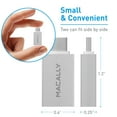 thumbnail image 4 of Macally USB-C to USB A 3.0 Adapter (2-Pack), Converts USB Type-C Input to USB-A for Macbook Pro 2017 / 2016, Macbook 12-Inch, Chromebook Pixel, Samsung S8 S8+, and Other Type-C Devices (UCUAF2), 4 of 9