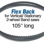 - Olson Saw HEFB Band 3-TPI Hook Saw Blade, 1/2 by .025 by 105-Inch