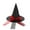 Red, variant on Xuety Witch Hat Halloween Decoration Witch Party Lace Hat Festival Party Cornered Wide Hat