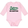 thumbnail image 3 of Inktastic Future Mathematician Boys or Girls Long Sleeve Baby Bodysuit, 3 of 5